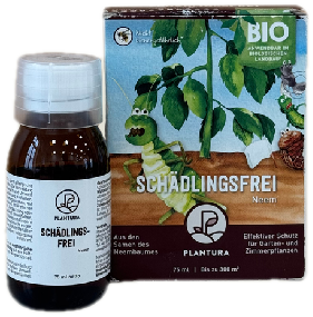 Flasche und Verpackung des Bio Schädlingsfrei Konzentrats